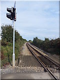 SC2369 : IOMSR line at Colby FC level crossing by Richard Hoare