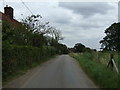 Throcking Lane heading east towards the A10