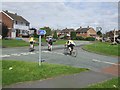 Cyclists on NCN 81