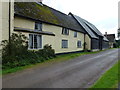 TL6467 : Church Farmhouse and Tithe Barn, Snailwell by Richard Humphrey