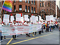 SJ8497 : Manchester Pride Parade - George House Trust by David Dixon