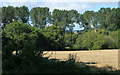 ST5759 : 2012 : Harvested wheatfield by Maurice Pullin