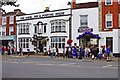 Pershore Plum Fayre Day 2012 (1) - The Big Plum at the Angel Inn & Posting House