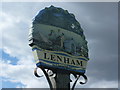 Close up of the Lenham Village Sign