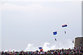 TM1714 : The RAF Falcons Parachute Display Team, Clacton, Essex by Christine Matthews