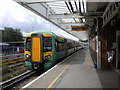 Train at Horsham station