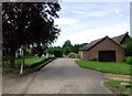 Road leading to parish church, Tudeley, Kent