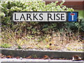 Larks Rise sign