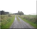 Access lane to Auchinclech