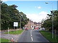 Old Greasby Road crossroads at Upton