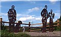 Statues on the Trans Pennine Trail