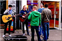 M2925 : Galway - William Street - Five Musicians by Suzanne Mischyshyn