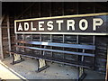 Adlestrop sign - detail