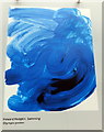 TQ3180 : Olympic Poster: Swimming by  Howard Hodgkin by PAUL FARMER