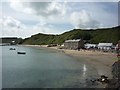 Beach cottages at Porth Dinllaen