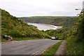 The road down to Runswick Sands