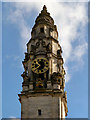 ST1876 : Clock Tower, Cardiff City Hall by David Dixon