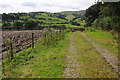 Farmland above Afon Ceirw