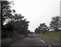 Yockleton road junction at Cardeston