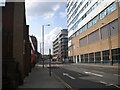 Concrete canyon, Huntingdon Street