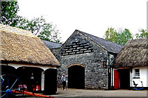 R4561 : Bunratty Folk Park - Sites #10 & #23 - Tea Room Picnic Area & Corn Barn by Suzanne Mischyshyn