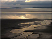 SD4573 : Evening falls over the sands off Silverdale by Karl and Ali