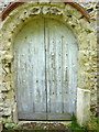 The west door of the Church of St. Mary, Luddenham