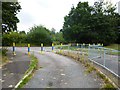 Closed off car park