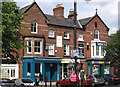 Frodsham - shops on north side of Main Street