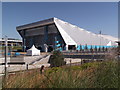 TQ3784 : The Water Polo Arena, Olympic Park E15 by Robin Sones