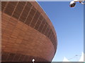 Wood panelling of the Velodrome, Olympic Park E15