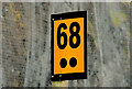 C7536 : Railway milepost, Downhill (1) by Albert Bridge