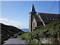 Former church, on the outskirts of Mortehoe