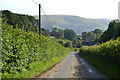 Road heading south from Pandy