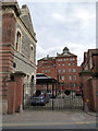 Castle Brewery, the courtyard 