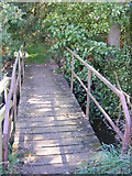 TM3775 : Footbridge over the River Blyth by Geographer