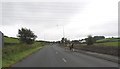 SD4764 : Pony and trap under powerlines crossing the A6 by Anthony Parkes