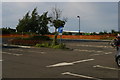 TL3565 : Cambridge Services, A14: car park, looking north by Christopher Hilton