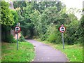 Traffic-free path on the edge of Woodley