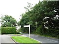 High Road at the entrance to Upper Gatton Park, Mugswell