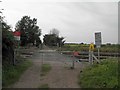 Railway crossing on Hatfield Lane