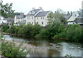 Riverbank houses, Brecon