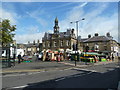 Buxton Town Hall and market place