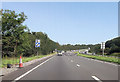 Minor road junction on A48 eastbound