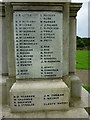 NX9925 : The War Memorial at Harrington by Ian S