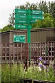 Signpost in Myerscough College