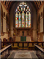 TQ1649 : St Martin's Dorking, Chancel, Altar and East Window by David Dixon
