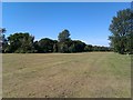 Recreation ground beside railway