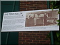 TQ2472 : The Pony Roller Notice at Wimbledon by David Hillas