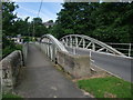 The Iron Bridge leading into Wooler